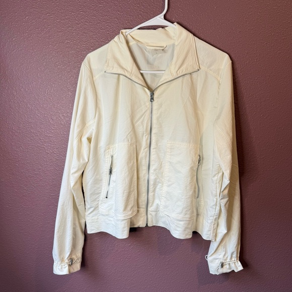 CALIA by Carrie Underwood Jackets & Blazers - CALIA Women’s Large Thin Bomber Cream Jacket